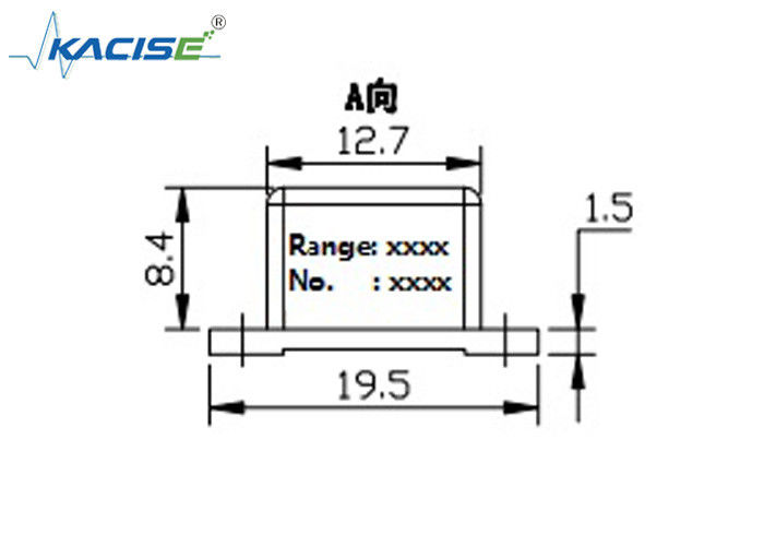 Sensor d'accélération à trois axes léger K-3JSJ-001 /accéléromètre triaxiale à grande vitesse 0~3 V