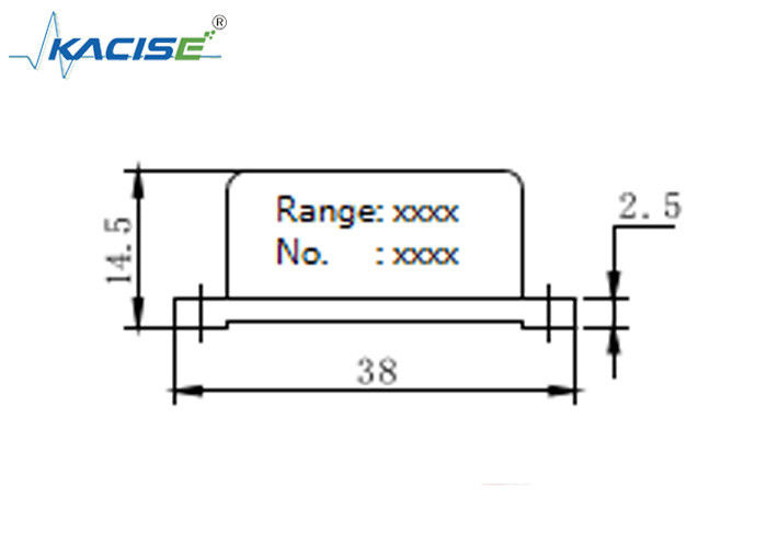 Capteur d'accéléromètre uniaxial de 0,5 à 4,5 V de sortie ± 1 g de portée et de large portée de mesure