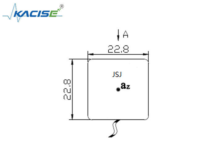 Capteur d'accéléromètre linéaire à aspiration magnétique avec module uniaxial et gamme de vibrations de ±10 g