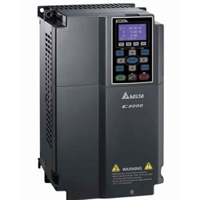 Delta VFD110C43A Drive à fréquence variable avec commande orientée champ intégrée PLC et grand clavier HMI LCD