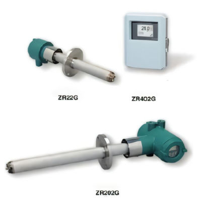 Analyseur d'oxygène en zircone Yokogawa Zr22g avec signal de sortie 4-20MA et plage de mesure d'O2 de 0,01 à 100% vol pour l'analyse de l'oxygène et de l'humidité à double fonction
