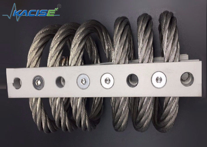 Isolateur de vibration de câble en acier inoxydable certifié ISO9001 pour l'absorption des chocs des machines industrielles durables