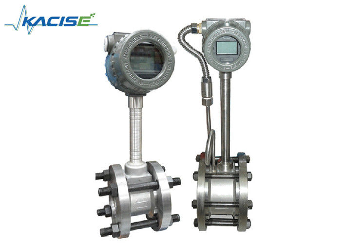 Fluxomètre à vortex à pince à bride avec sortie de 4 à 20 mA et diamètre DN15 à DN1800 pour l'air comprimé et le gaz