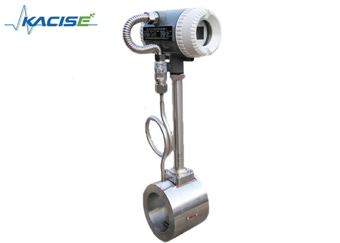 Fluxomètre à vortex à pince à bride avec sortie de 4 à 20 mA et diamètre DN15 à DN1800 pour l'air comprimé et le gaz