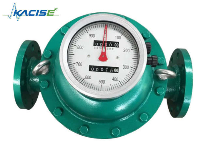 Compteur de débit ovale de turbine de vitesse DN10 - DN200mm pour le bitume de grande viscosité/pétrole brut