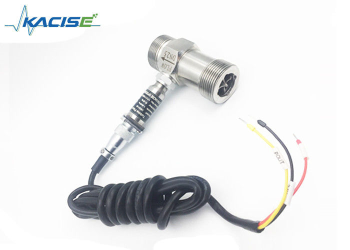 Débitmètre industriel de turbine avec protection IP65/IP68, matériau en acier inoxydable/SS316L/316 et précision de 0,5%