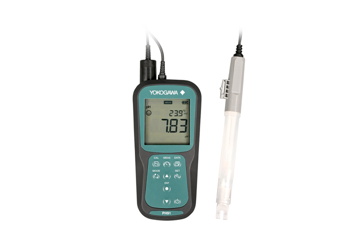 pH-mètre portable IP67 avec compensation automatique de la température et grand écran rétroéclairé pour une mesure précise de la qualité de l'eau