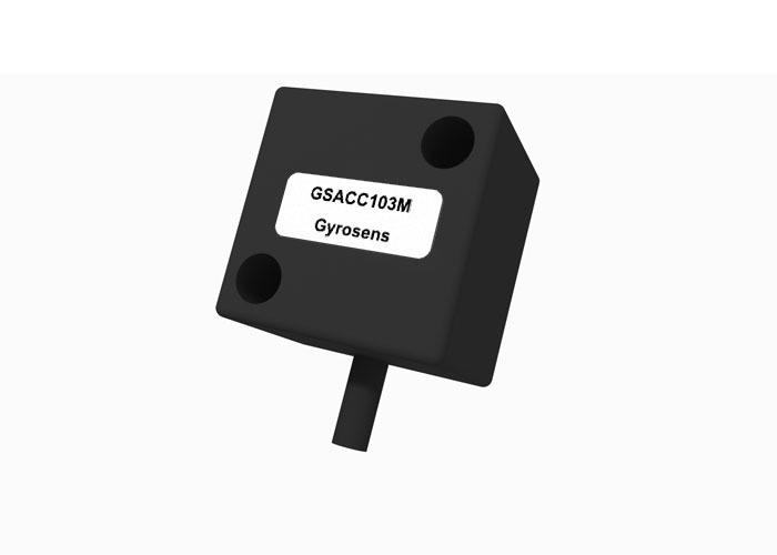 Accéléromètre MEMS GSACC103M avec une plage de ±2000 g, une bande passante ≤ 5000 Hz et une sensibilité de 0,15 mV/g