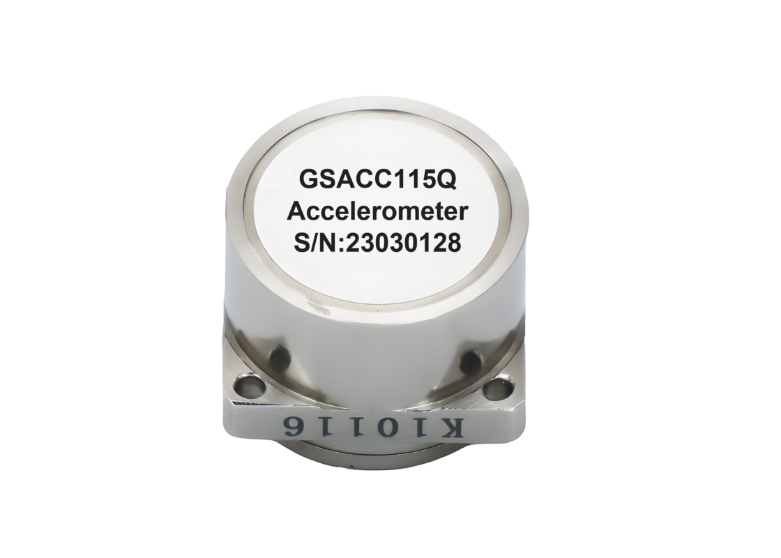 GSACC115Q Capteur d'accéléromètre à quartz flexible avec une plage de ±30 g, un facteur d'échelle de 1,0 ‰ 1,6 mA/g et une stabilité de biais ≤ 50 ug