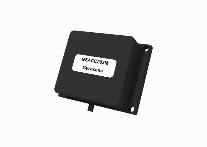 Accéléromètre MEMS GSACC203M avec une plage ≤ 0,05 g de biais et une bande passante ≥ 50 Hz pour la mesure de précision