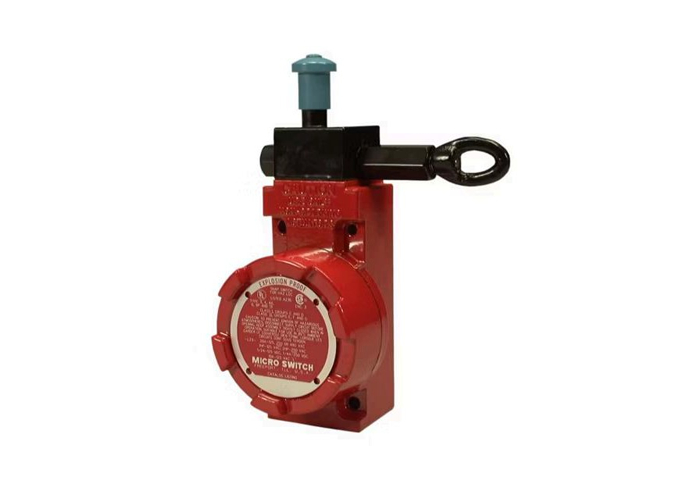 Interrupteur de fin de course de sécurité à traction par câble antidéflagrant Honeywell série CLSX avec contacts argentés et conformité NEMA 1, 3, 4, 13