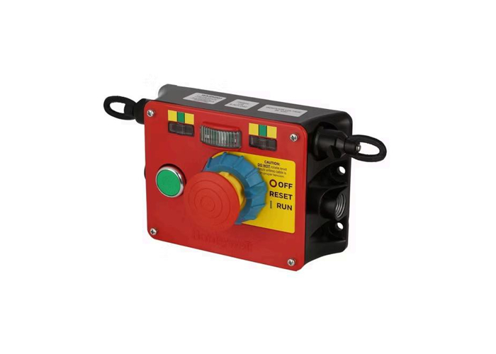 Honeywell 2CCP Series Dual Head Cable-Pull Safety Switch with IP54 and NEMA 1 Ratings for Emergency Stop Applications