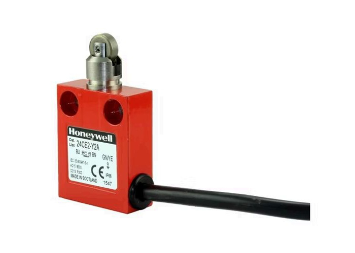 Commutateur de sécurité miniature de la série Honeywell 24CE avec boîtier scellé IP66 SIL3 niveau de sécurité et contacts d'ouverture positifs