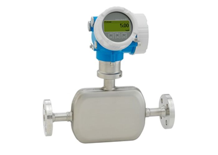 Débitmètre Coriolis Proline Promass A 200 avec plage de mesure de 0 à 450 kg/h pour usage industriel