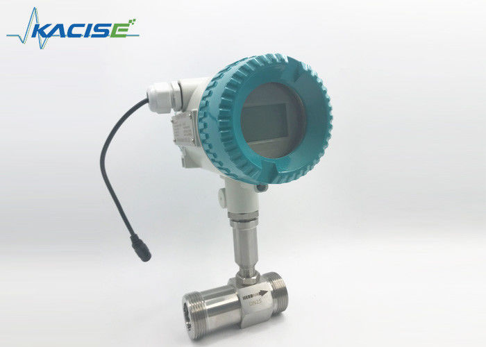 Débitmètre à turbine LWGY-25 en acier inoxydable avec sortie 4-20 mA, pression 1,6-6,3 MPa et protection IP65/IP68
