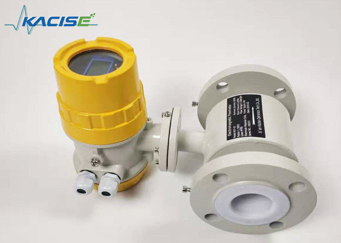 Débitmètre électromagnétique alimentaire RS485 Débitmètre sans fil Faible consommation d'énergie avec diamètre DN10 ~ DN2600