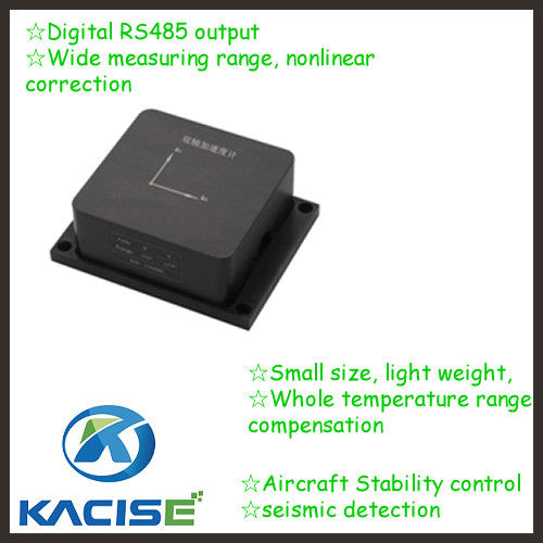 Accéléromètre capacitif bioaxial MEMS avec résistance aux chocs, petite taille et sortie RS485