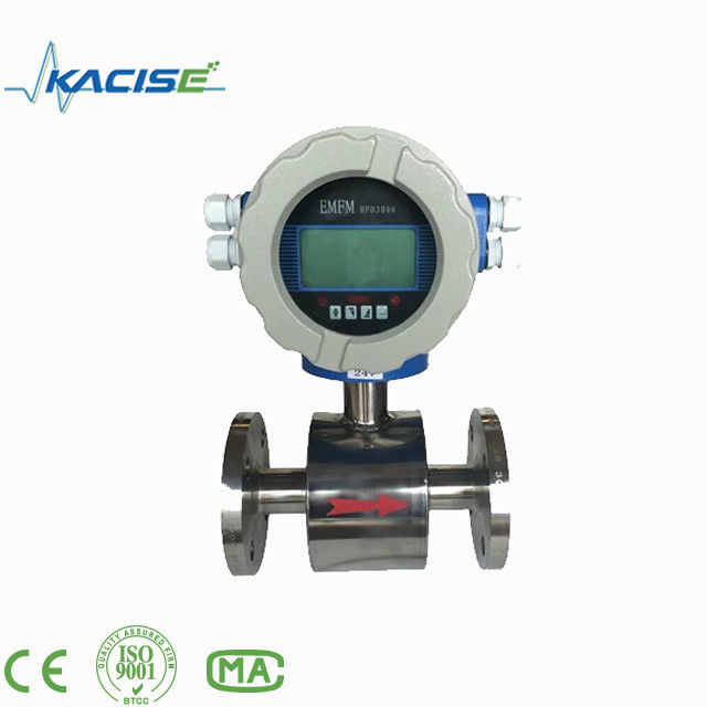 Débitmètre électromagnétique alimentaire RS485 Débitmètre sans fil Faible consommation d'énergie avec diamètre DN10 ~ DN2600