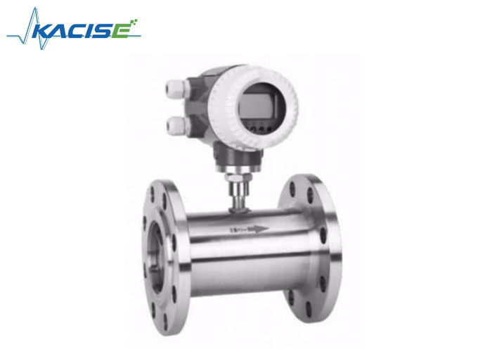 Type matériel compteur de turbine d'acier inoxydable de débit de grande précision pour le gaz de pétrole