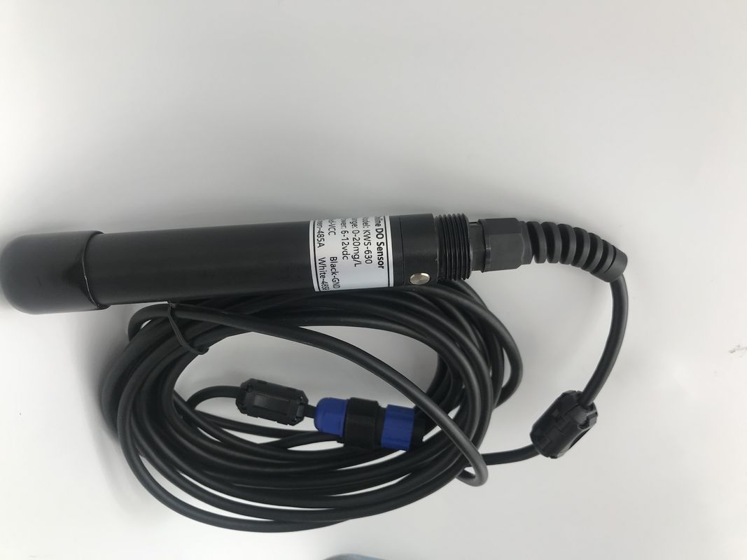 Capteur d'oxygène dissous à fluorescence avec compensation automatique de la température, aucun électrolyte requis et sortie RS485