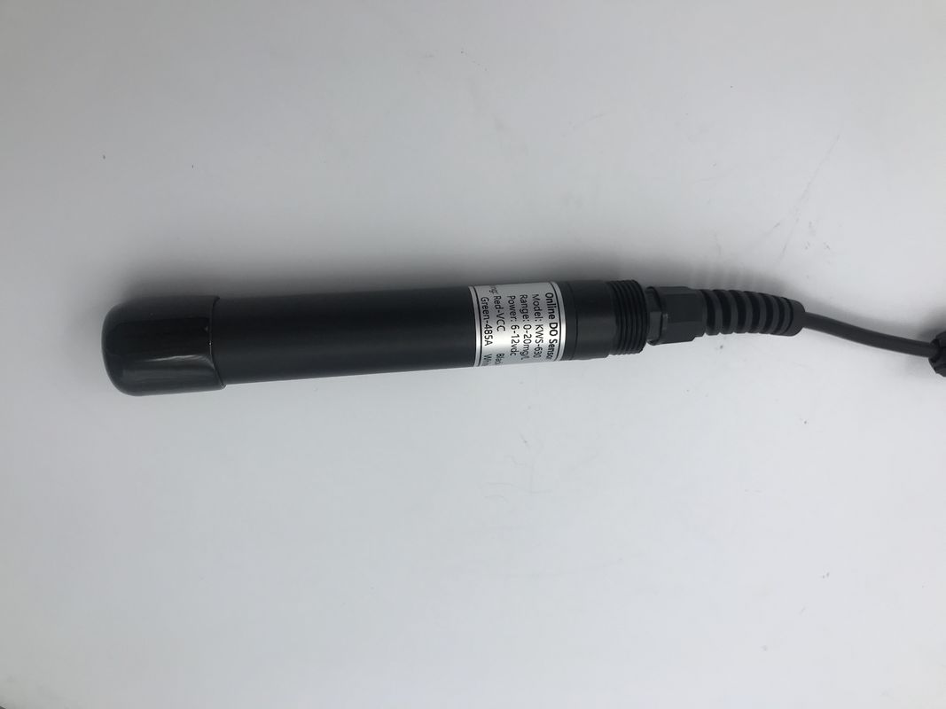 Capteur d'oxygène dissous à fluorescence avec compensation automatique de la température, aucun électrolyte requis et sortie RS485