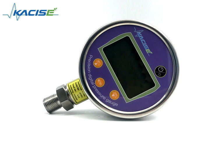 IP66 jaugeur de pression numérique à batterie rechargeable avec capteur de pression de haute précision et enregistreur de données