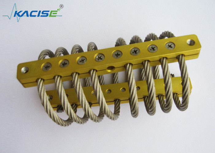Isolateur de vibration à câbles industriels avec fonction de retour d'air et résistance aux chocs de 20 g / 11 ms en acier inoxydable