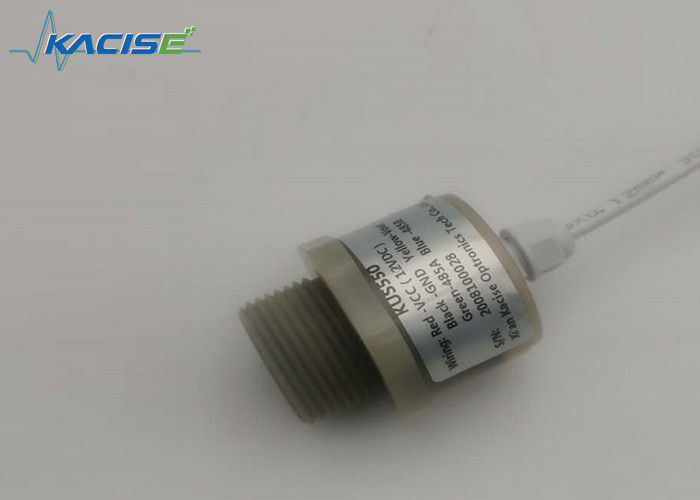 Capteur de transducteur à ultrasons PVDF de 100 kHz 24 V avec protection IP68 pour une mesure de niveau de haute précision