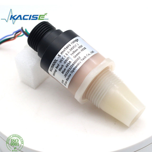 Capteur de transducteur à ultrasons IP67 imperméable à l'eau PTFE Shell avec fréquence de 25 kHz pour la mesure du niveau du liquide
