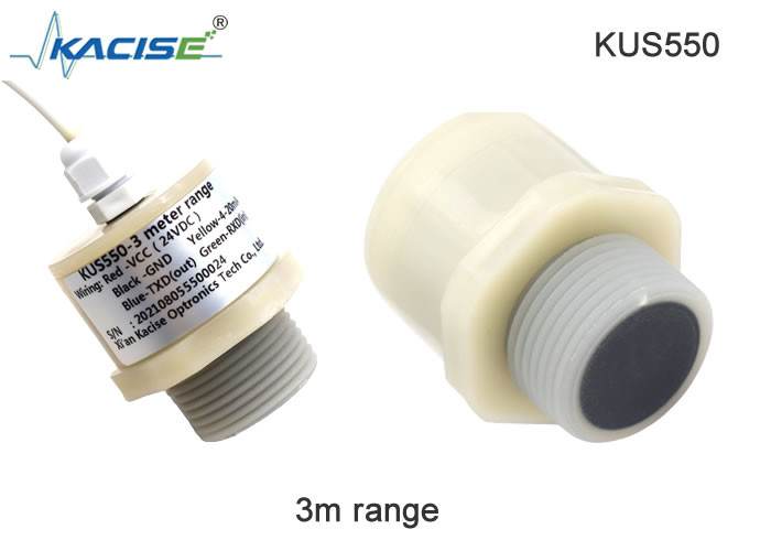 Capteur de niveau à ultrasons KUS550 4 - 20mA de petite taille léger